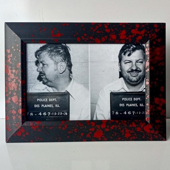 Serial Killer John Wayne Gacy Mugshot Gothic Crime Murder 70s Retro Cult Werid - Picture 5 of 7